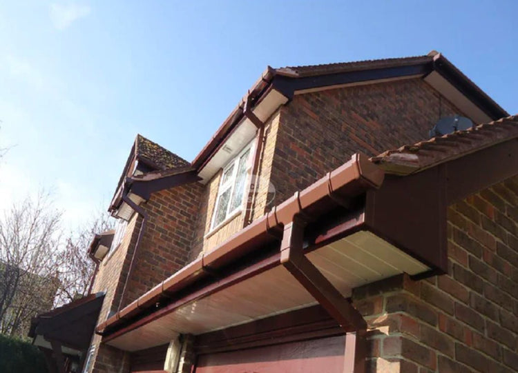 Brown Square Gutter and Downpipes - Transtools