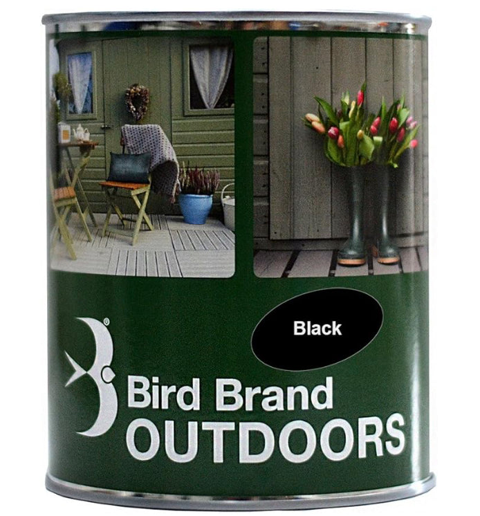 Bird Brand Outdoors Garden Paint Black - 2.5 Litre