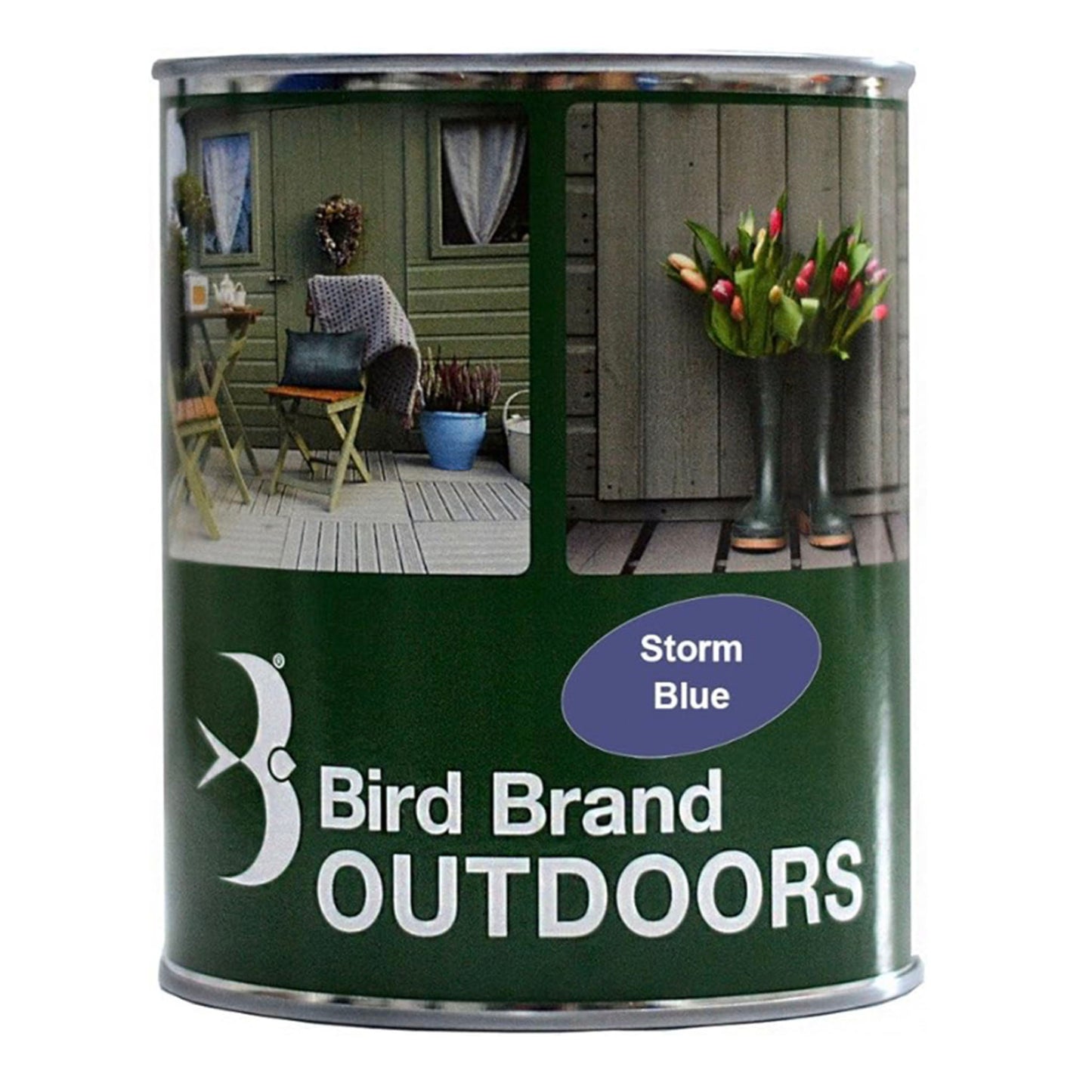 Bird Brand Outdoors Garden Paint Storm Blue - 2.5 Litre