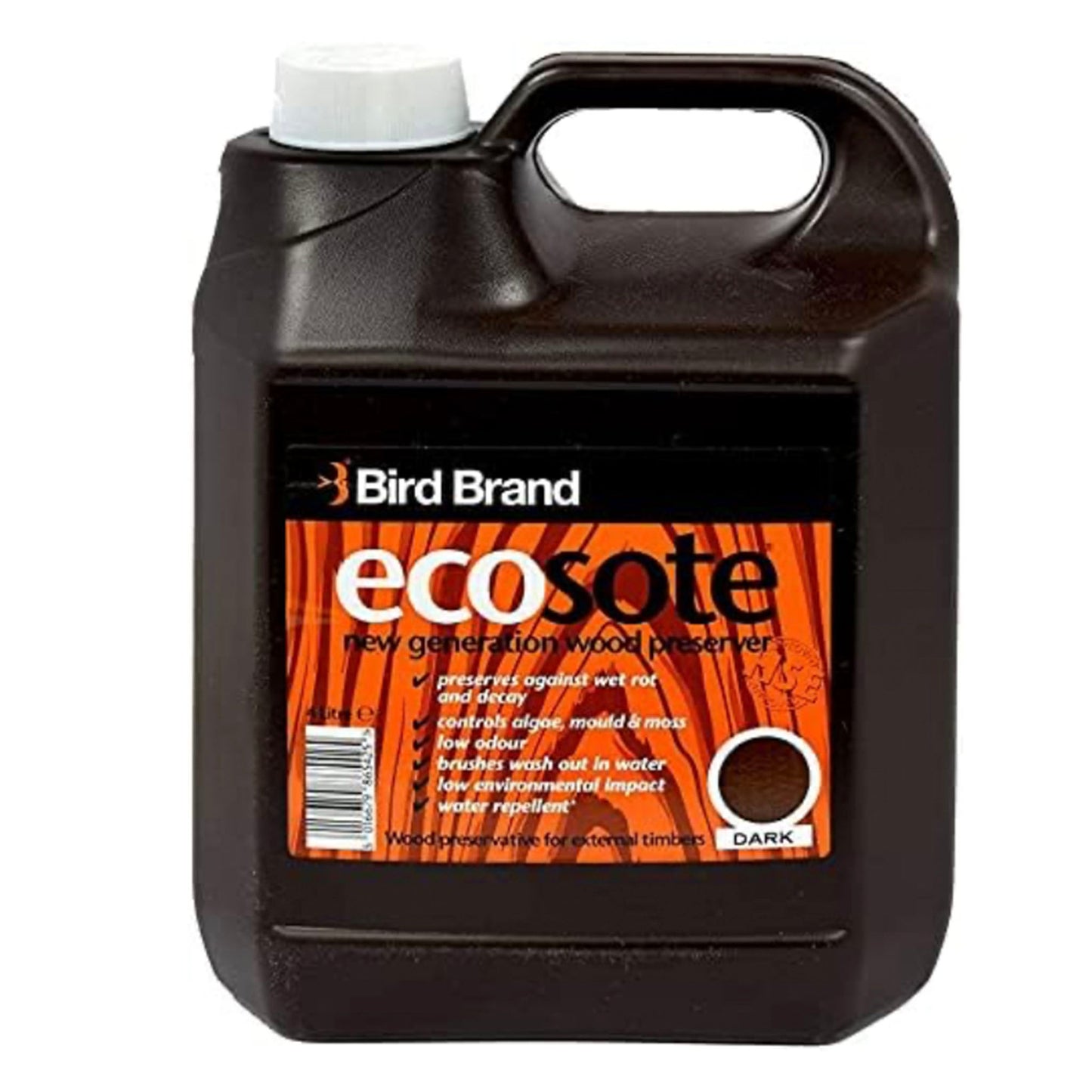Bird Brand Ecosote Wood Preserver Dark - 4 Litre
