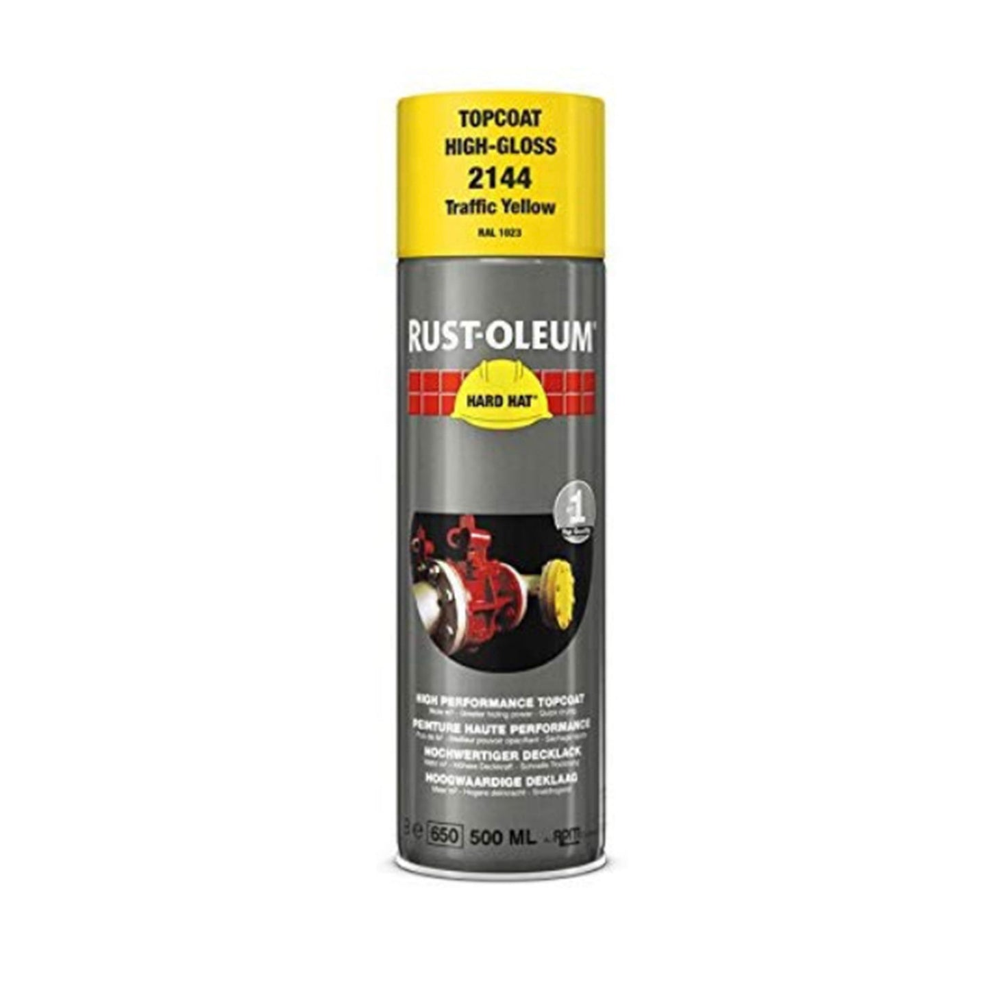 Rust-Oleum Hard Hat Top Coat Spray Paint - 500ml