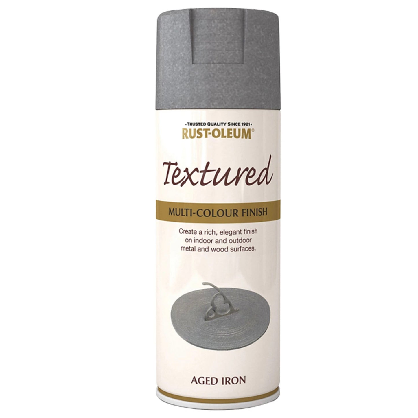 Rust-Oleum Textured Spray Paint Aged Iron - 400ml