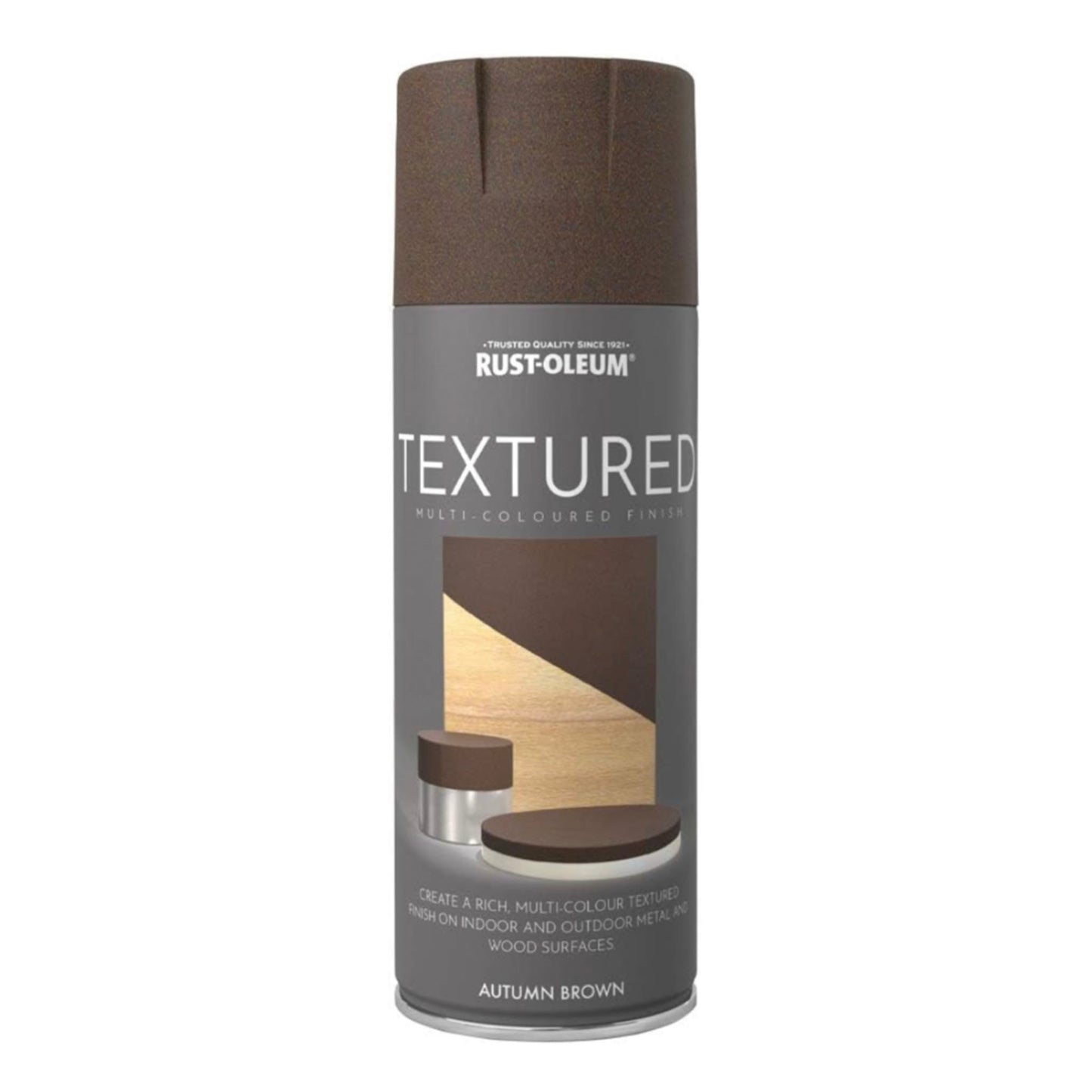 Rust-Oleum Textured Spray Paint Autumn Brown - 400ml