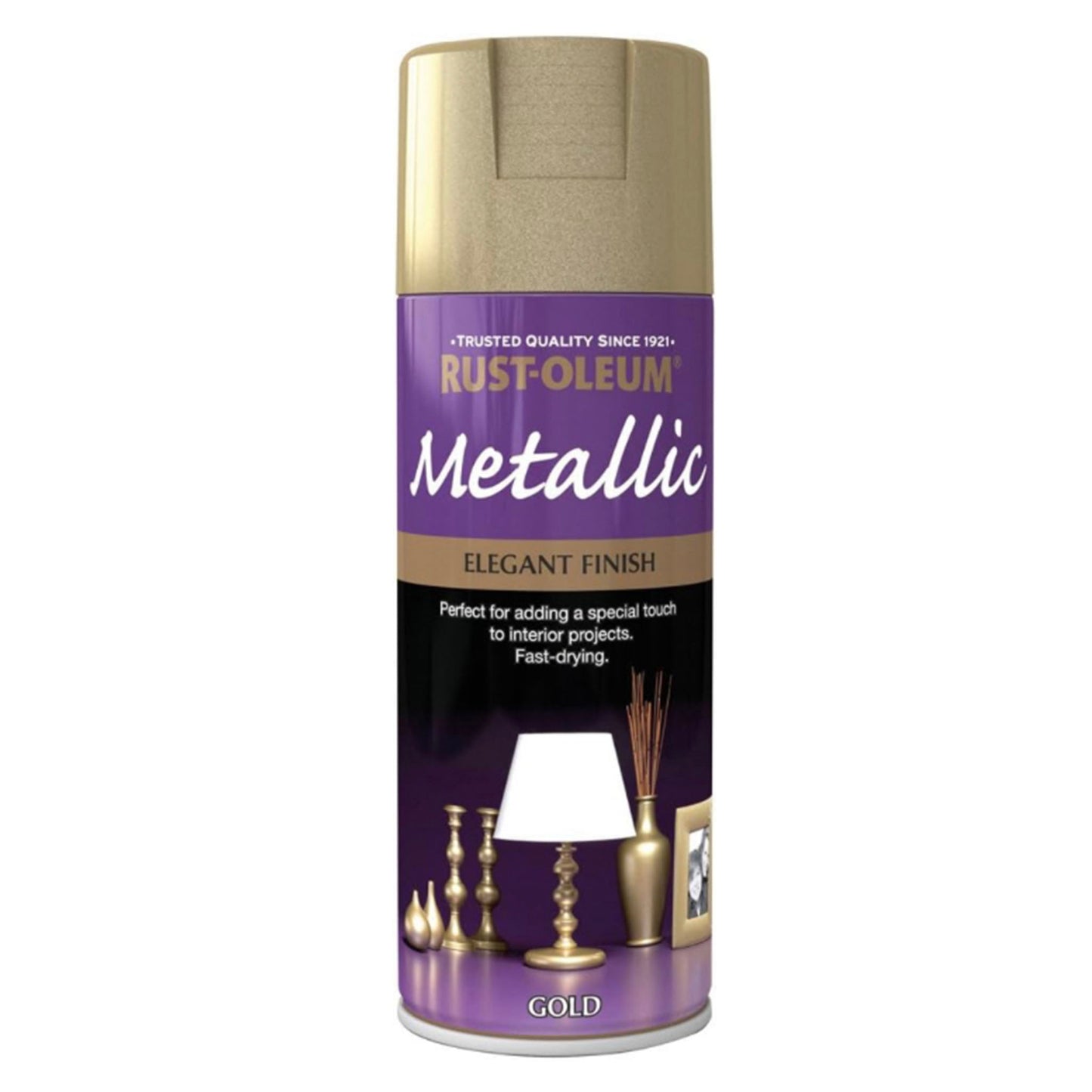 Rust-Oleum Metallic Elegant Gold Spray Paint - 400ml