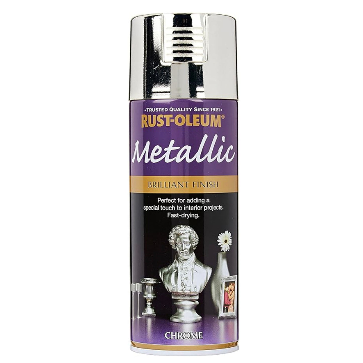 Rust-Oleum Metallic Chrome Spray Paint - 400ml