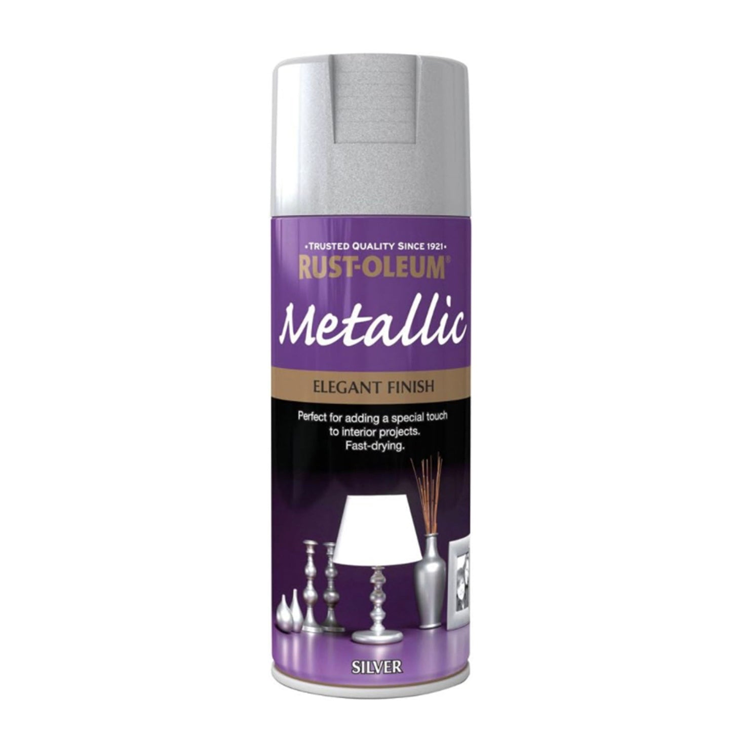 Rust-Oleum Metallic Silver Spray Paint - 400ml