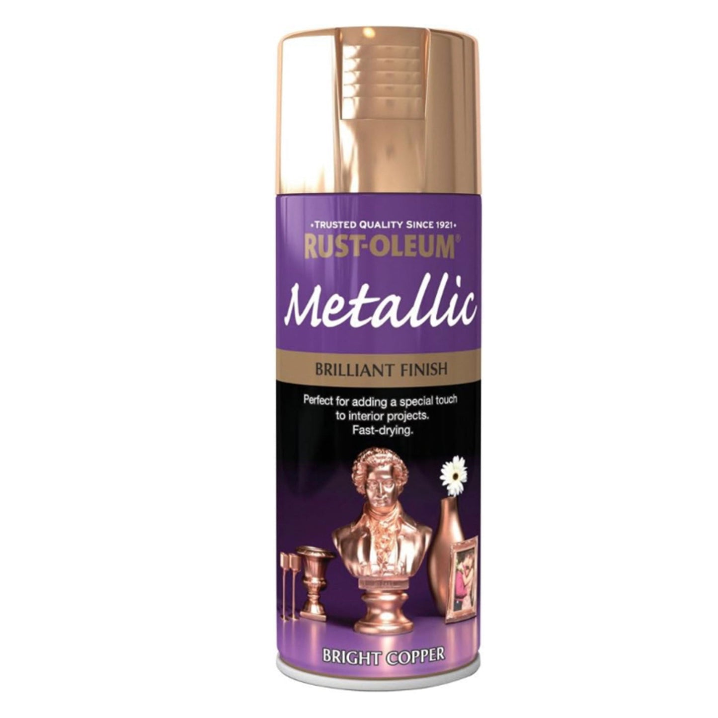 Rust-Oleum Metallic Bright Copper Spray Paint - 400ml