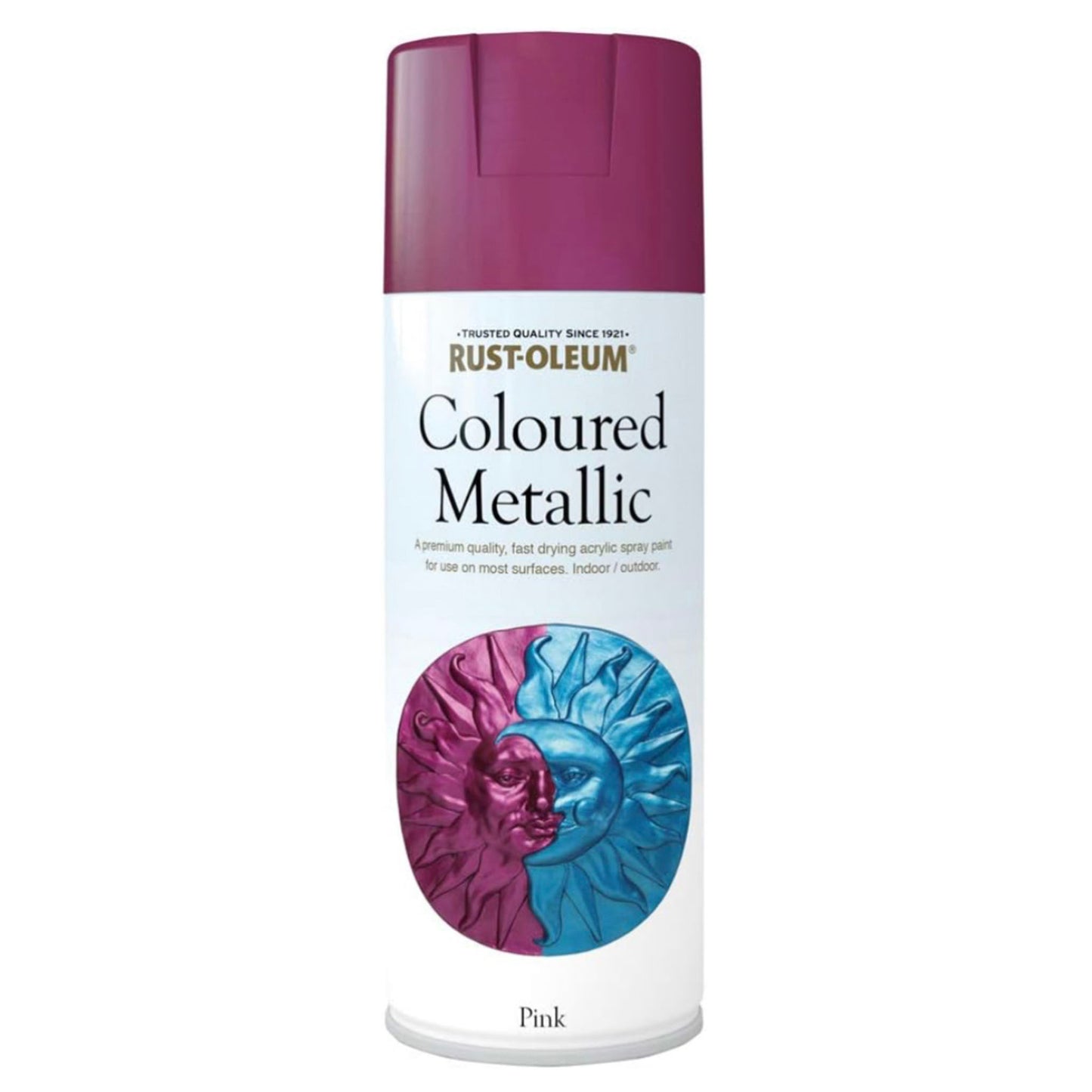 Rust-Oleum Metallic Spray Paint Pink - 400ml