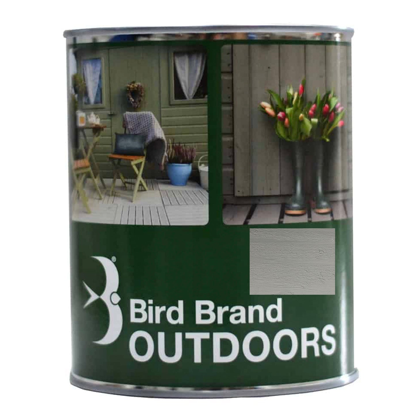 Bird Brand Outdoors Garden Paint Gull Grey - 2.5 Litre