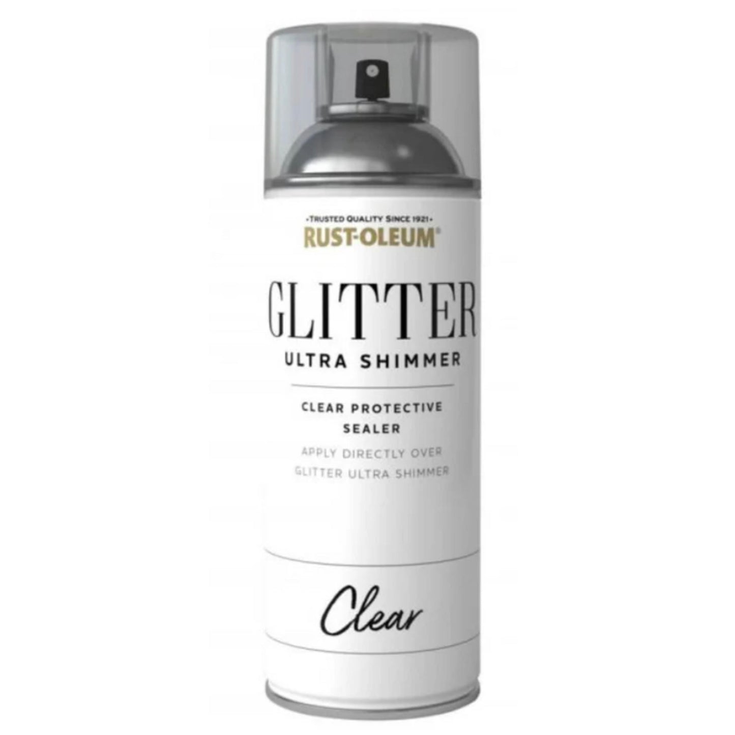 Rust-Oleum Glitter Ultra Shimmer Clear Protective Sealer Spray Paint - 400ml