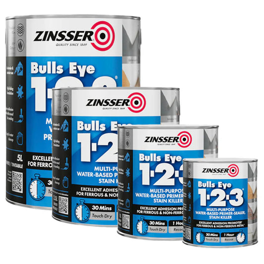 Zinsser Bulls Eye 1-2-3 White Primer Paint