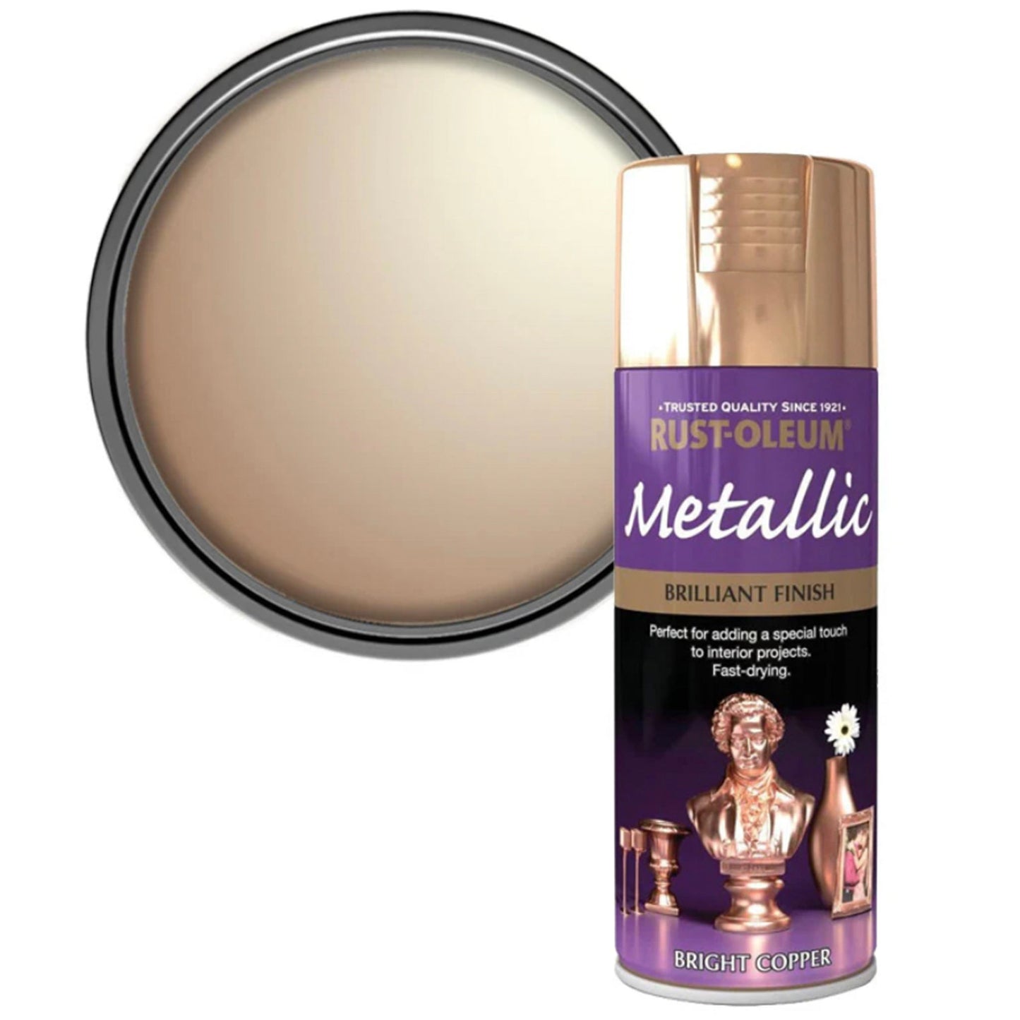Rust-Oleum Metallic Spray Paint Bright Copper