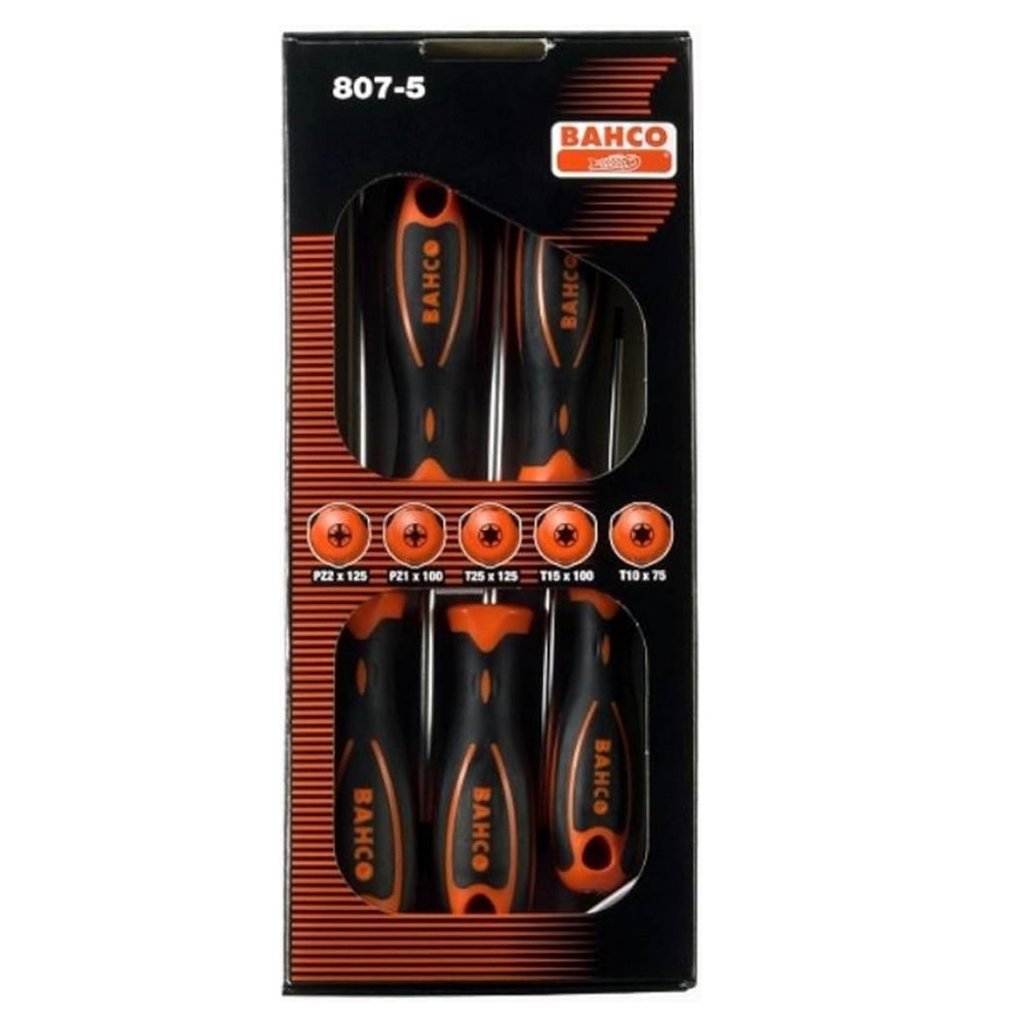 Bahco 807-5 Screwdriver Set - 5 Piece