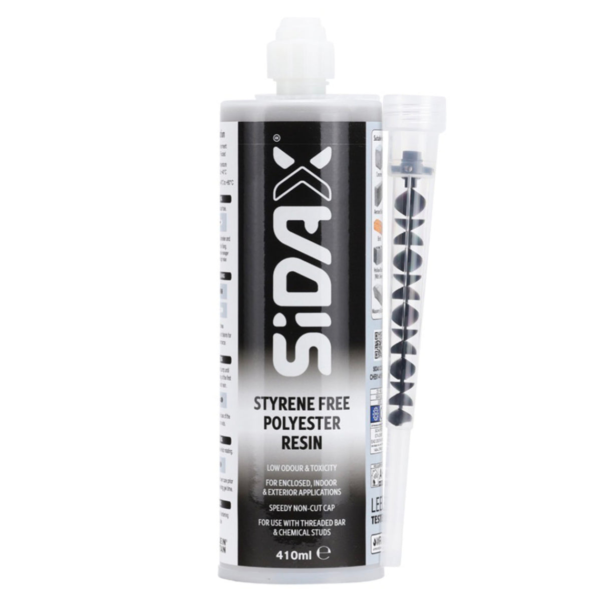 SiDAX Chemical Polyester Styrene Free Anchor Resin 410ml