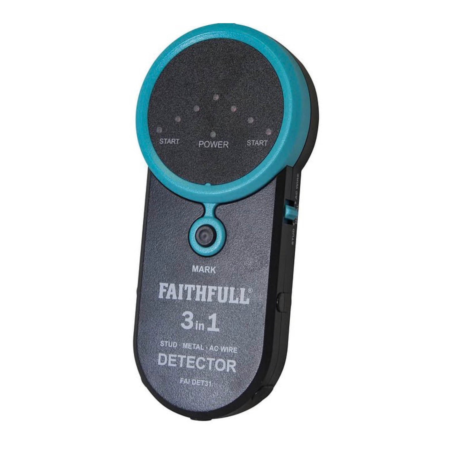Faithfull 3-in-1 Detector Stud Metal & Live Wire