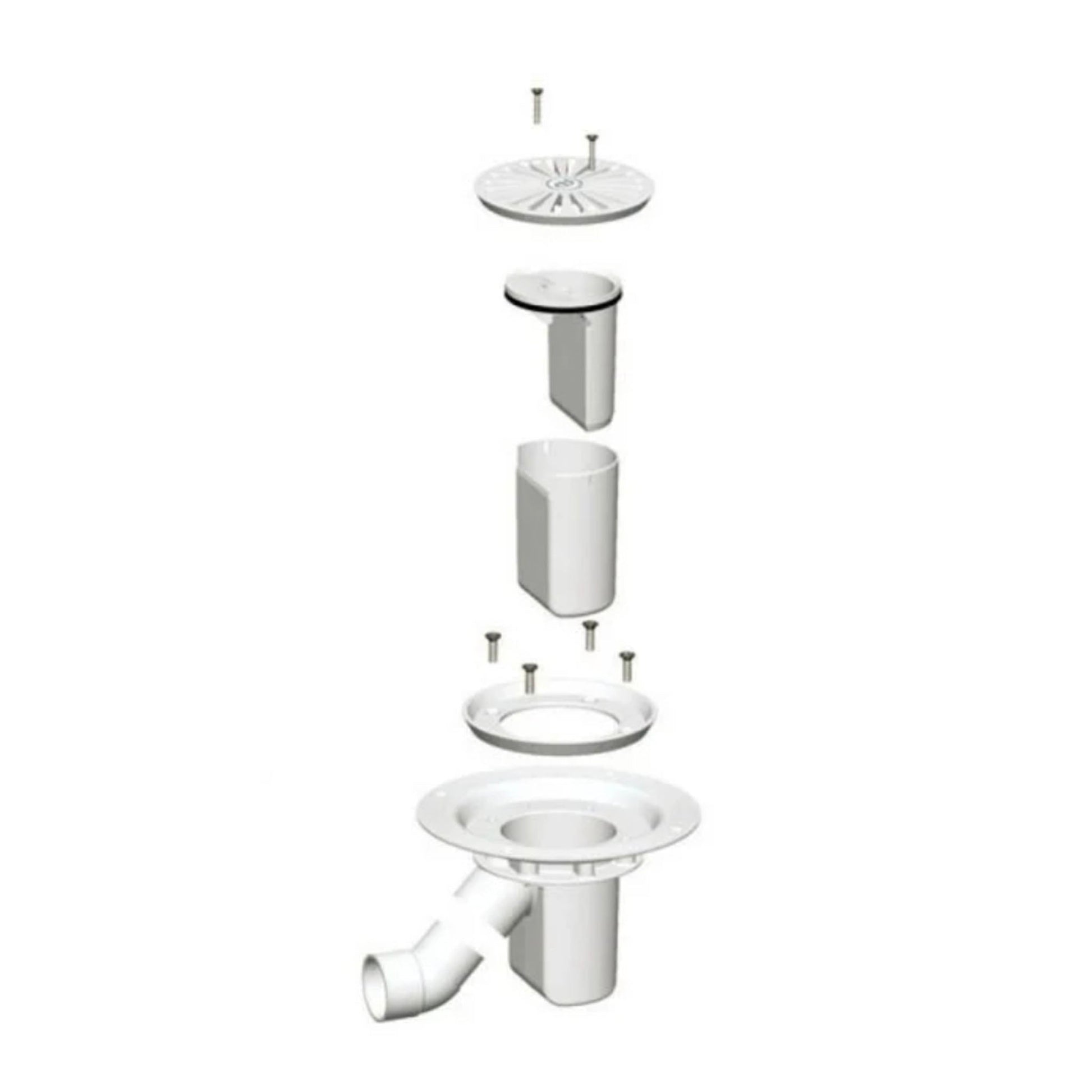 AKW TF75 Wetroom Waste Unit For Tuff Form Tray - Transtools Online