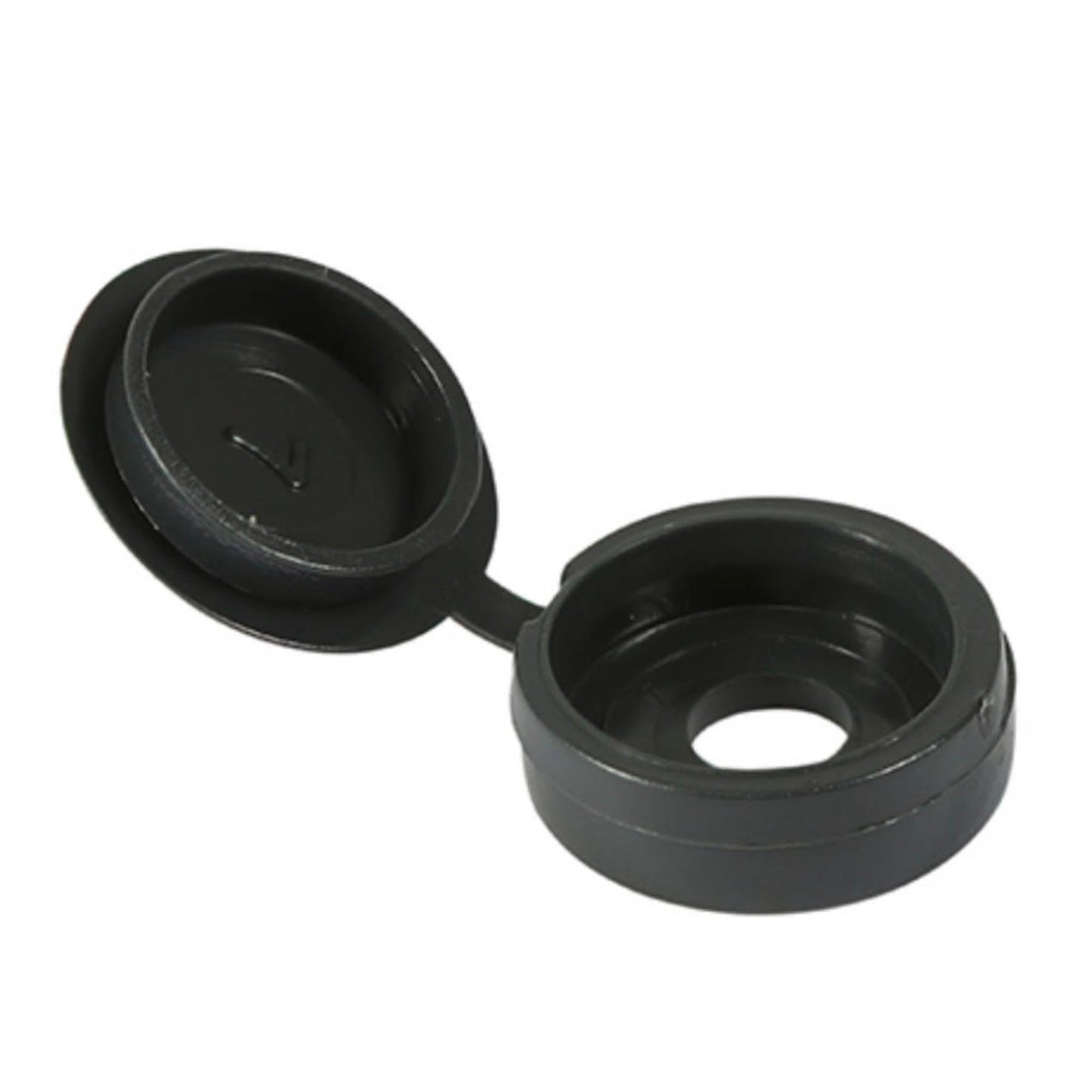 Anthracite Grey Hinged Screw Cover Caps 3.5mm - 4.5mm - 100 Pack - Transtools Online
