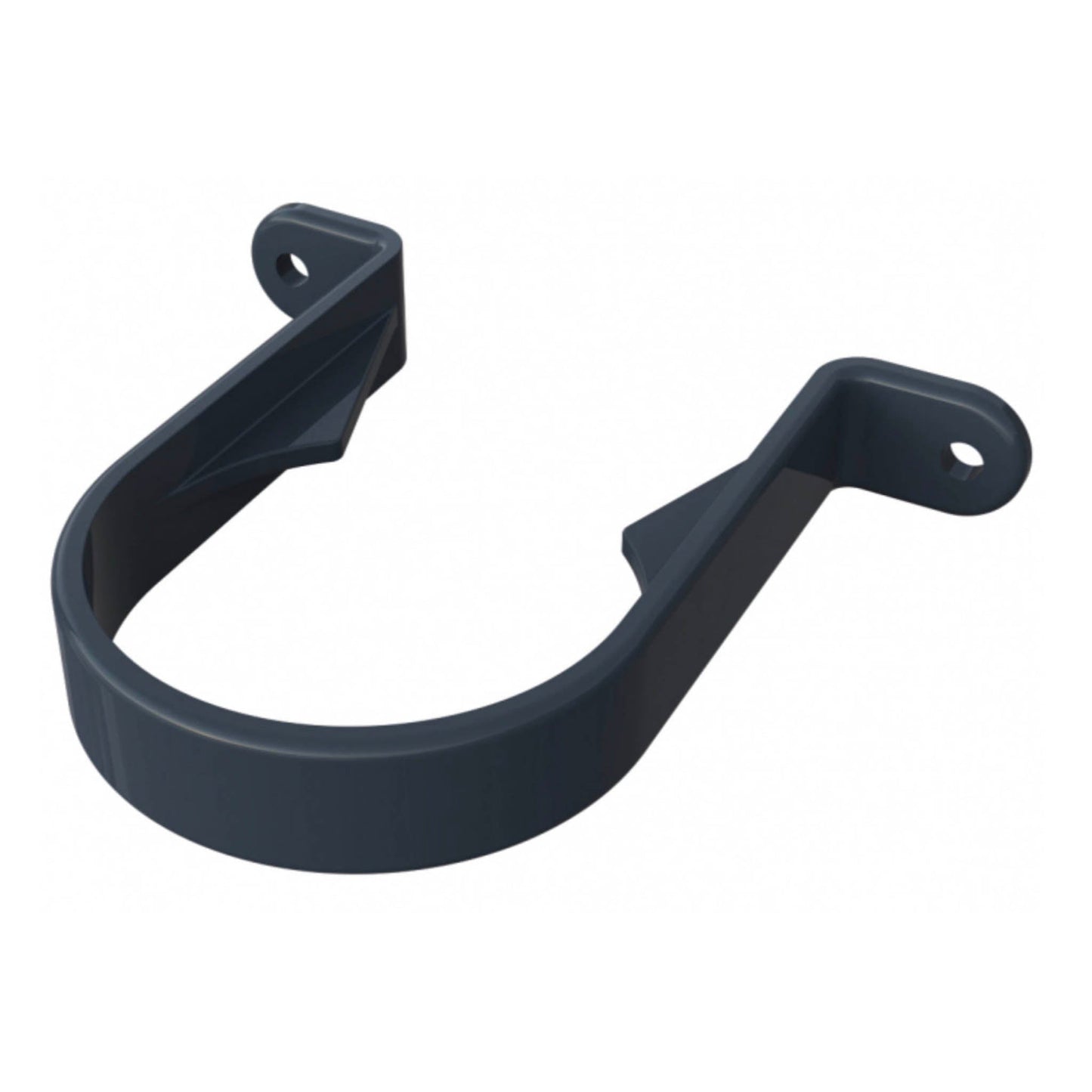Anthracite Grey Round Downpipe Clip - Transtools Online