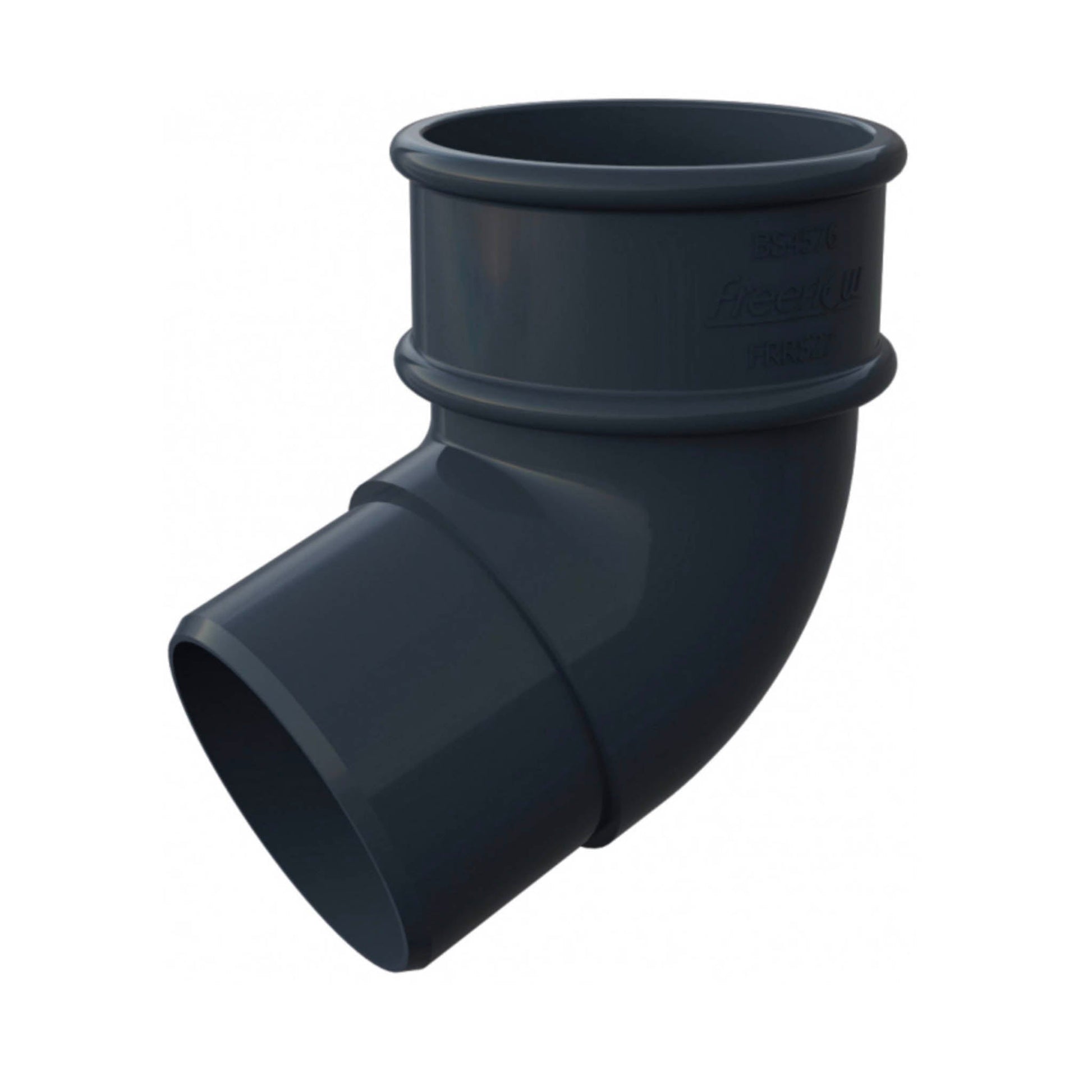 Anthracite Grey Round Downpipe Offset Bend 112.5 Degree - Transtools Online