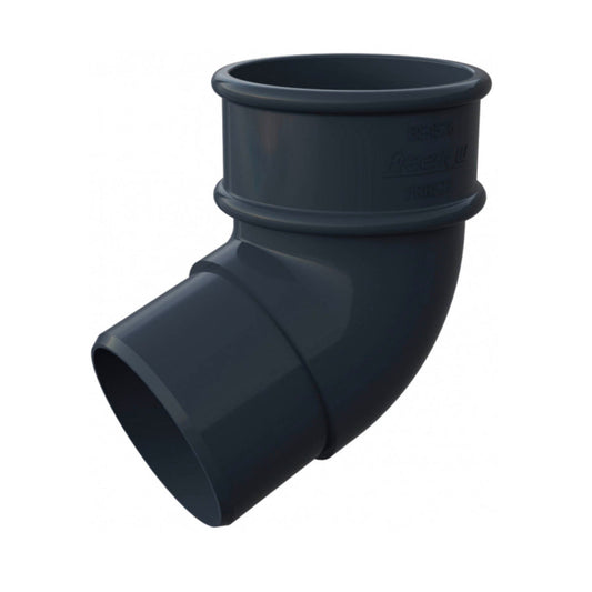 Anthracite Grey Round Downpipe Offset Bend 112.5 Degree - Transtools Online