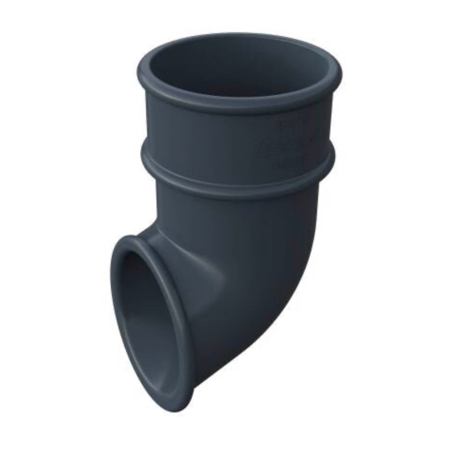 Anthracite Grey Round Downpipe Shoe - Transtools Online