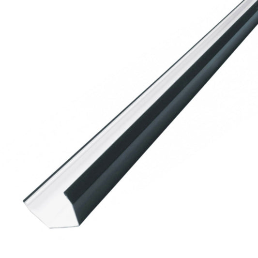 Anthracite Grey Square Gutter - 4 Metre - Transtools Online
