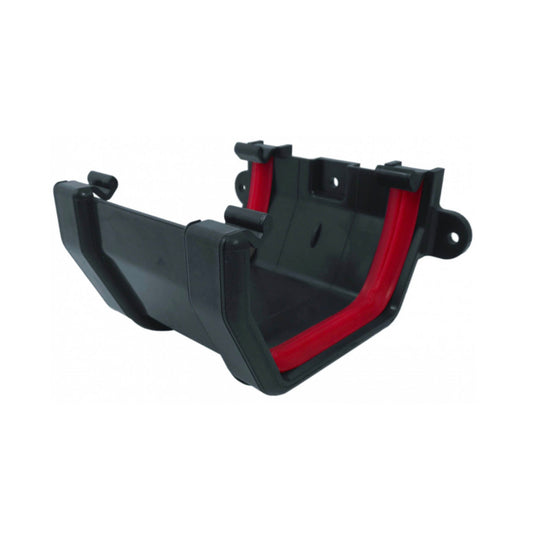 Anthracite Grey Square Gutter Union - Transtools Online