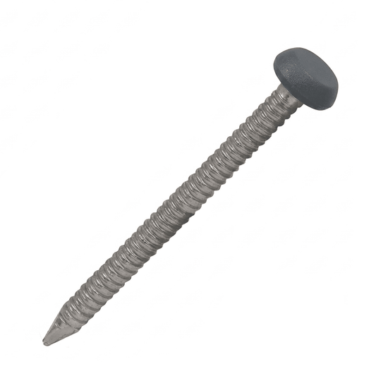 Anthracite Grey UPVC Polytop Stainless Steel Soffit Cladding Fixing Pins 250 Pack 30mm