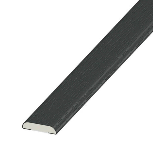 Architrave Anthracite Grey Woodgrain 28mm D Trim - 5 Metre - Transtools Online