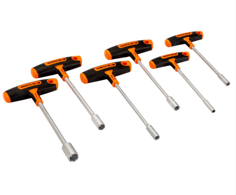 BAHCO 903T - 3 NUT DRIVER T HANDLE SET - 6 PIECE - Transtools Online