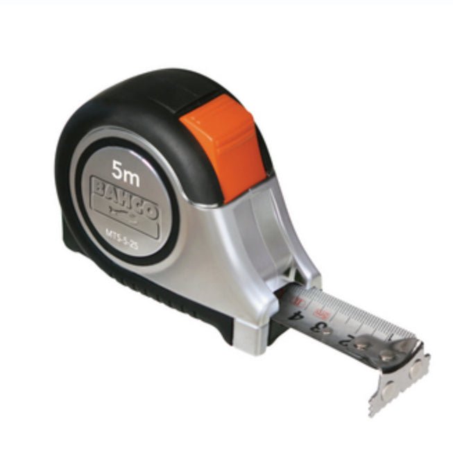 BAHCO MAGNETIC STAINLESS STEEL TAPE MEASURE - 5M / 16FT - Transtools Online