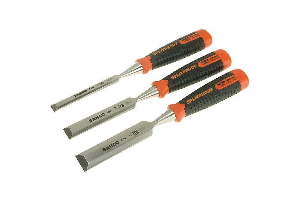BAHCO SPLITPROOF WOOD CHESEL SET - 3 PIECE - Transtools Online