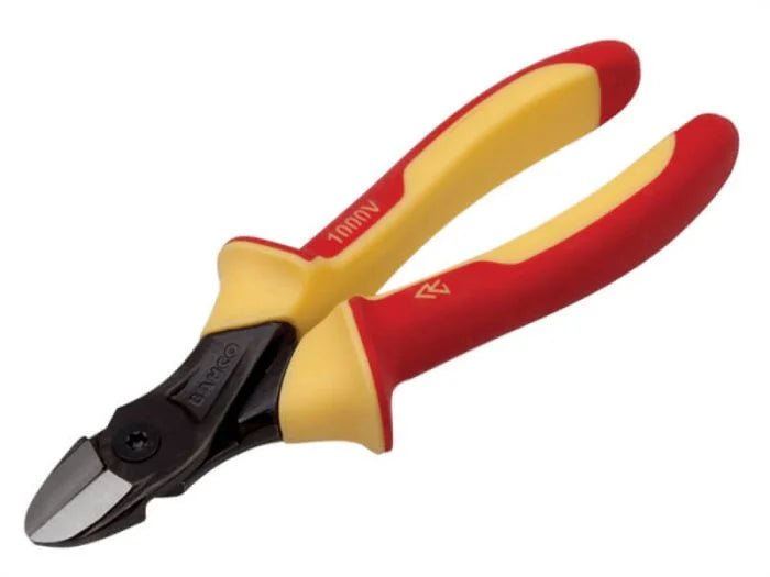 Bahco VDE Ergo Side Cutters 140mm Insulated Electrical Wire Cutting Pliers 2101S - 140 - Transtools Online
