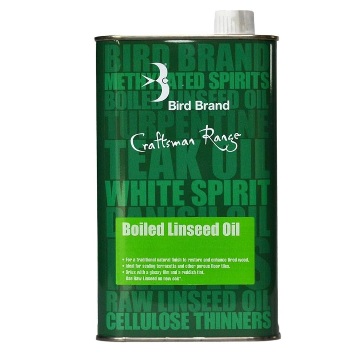 Bird Brand Boiled Linseed Oil - 5 Litre - Transtools Online