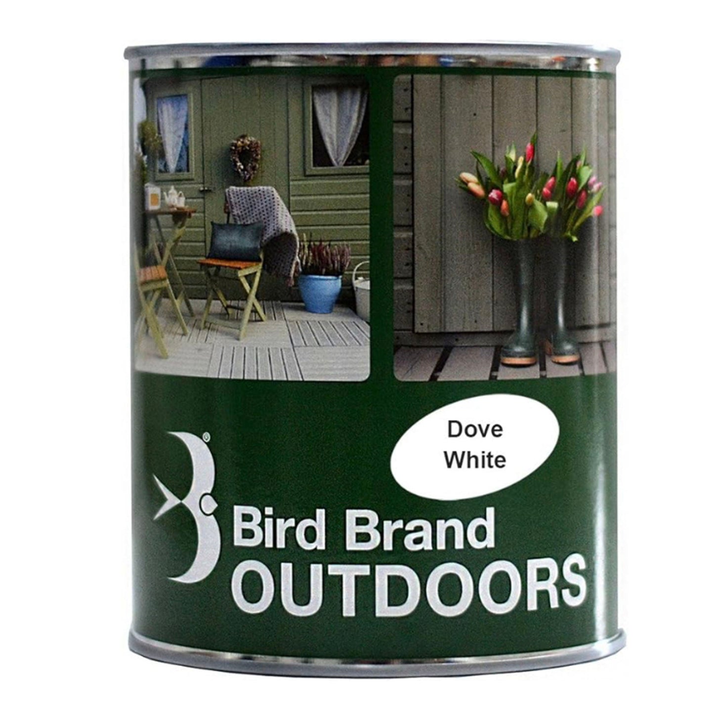 Bird Brand Outdoors Garden Paint White Dove - 1 Litre - Transtools Online