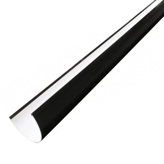 Black Deepflow Gutter - 4 Metre - Transtools Online