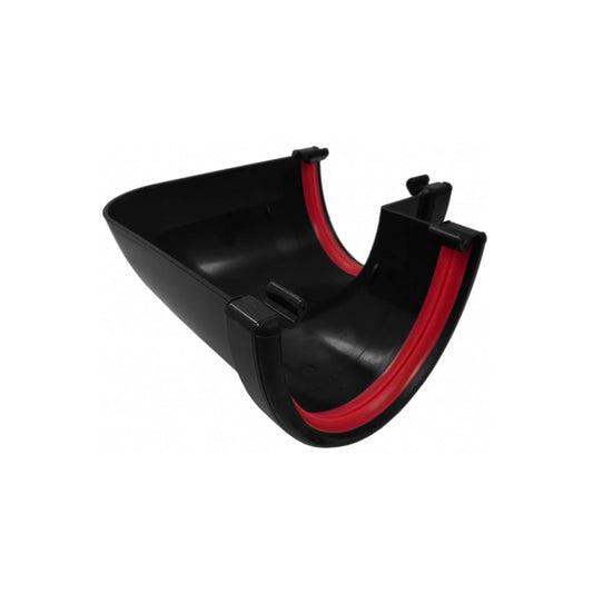 Black Deepflow Gutter Angle - 90 Degree - Transtools Online