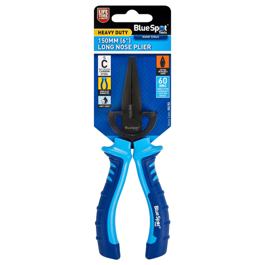 Blue Spot Long Nose Pliers 150mm 6in 60 HRC