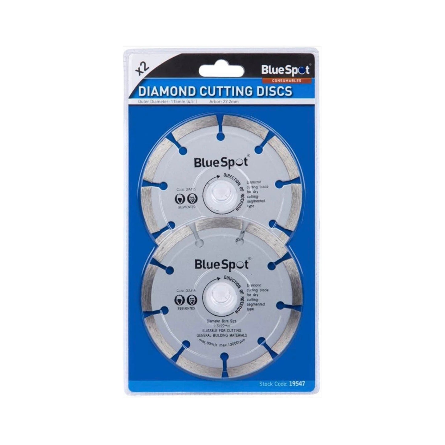 Blue Spot Turbo Diamond Discs - 2 Piece - Transtools Online