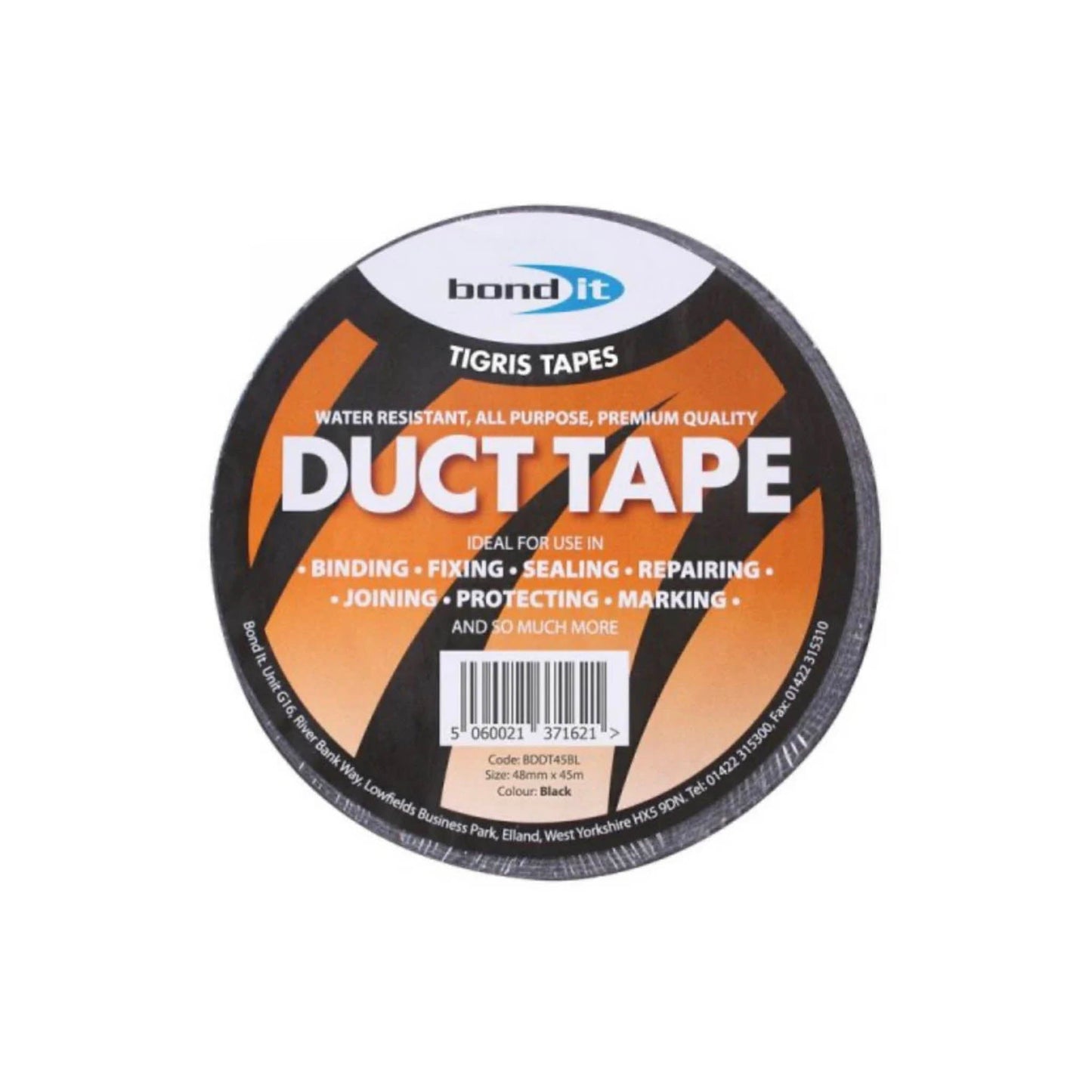 Bond - It Heavy Duty Gaffa Duct Tape Black - 45 Metre - Transtools Online