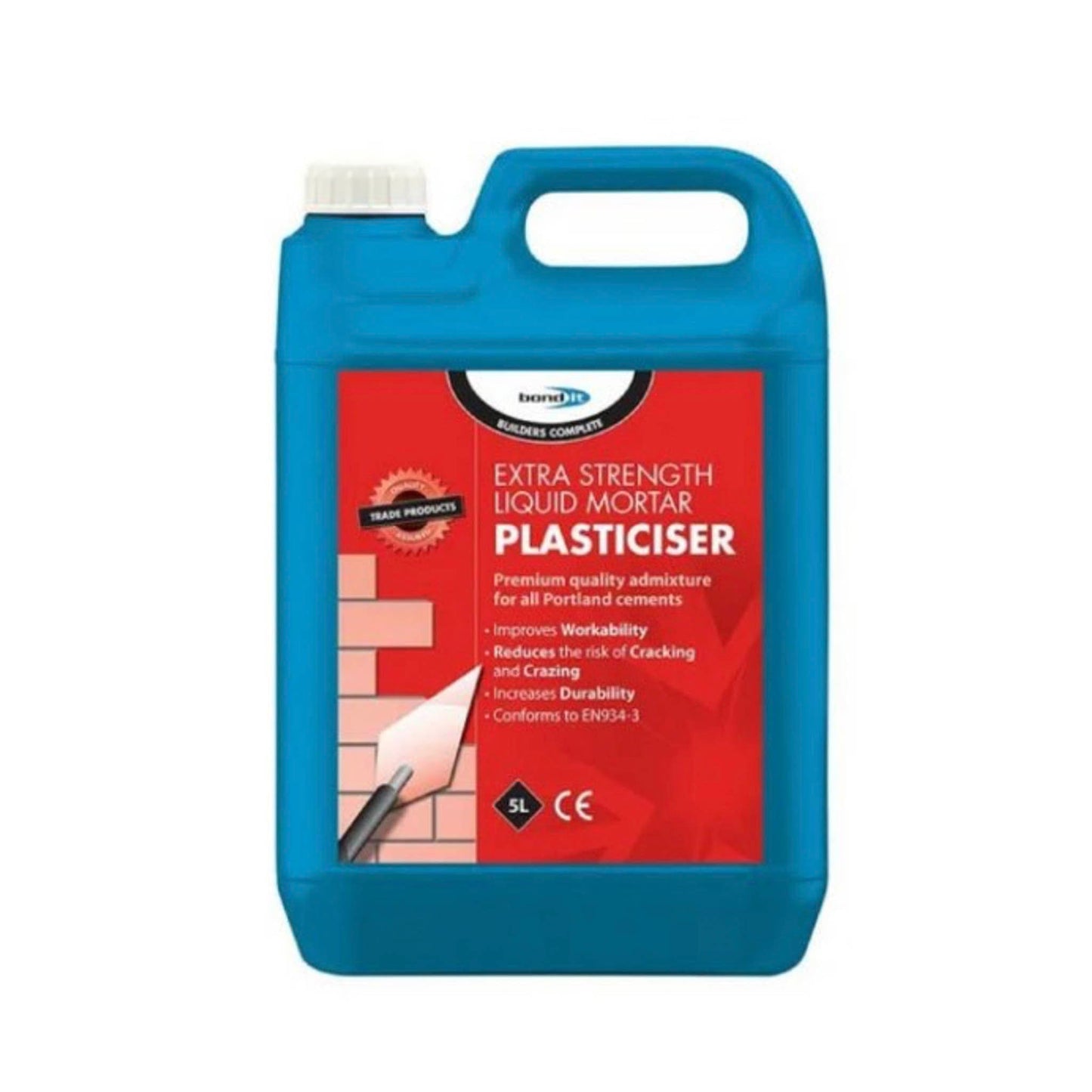 Bond - It high Strength Liquid Mortar Plasticiser - 5 Litre - Transtools Online