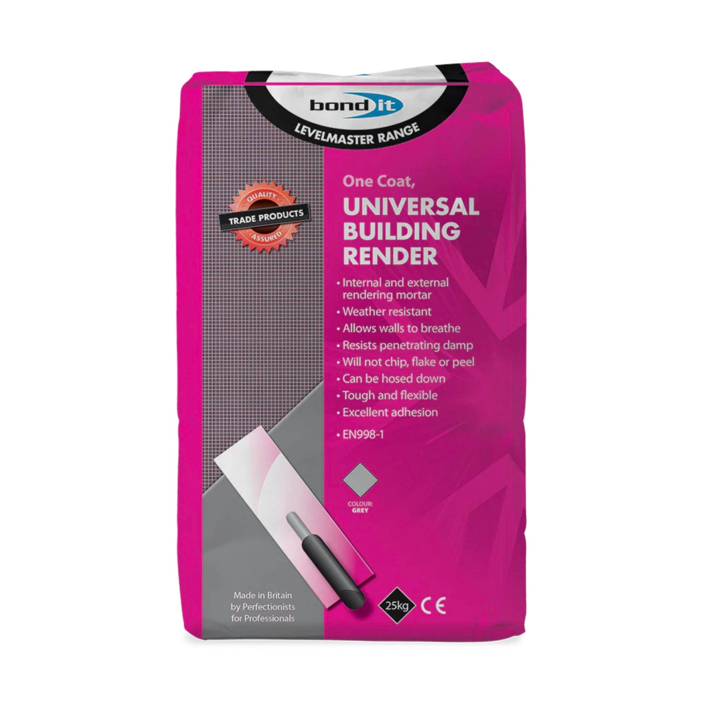 Bond - It Universal Building Render Grey - 25kg - Transtools Online
