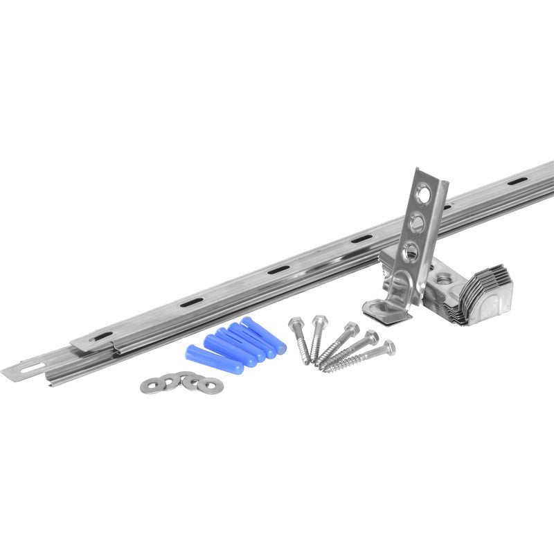 BPC STAINLESS UNIVERSAL WALL STARTER KIT - 2.4 METRE - Transtools Online