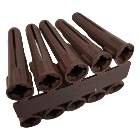 Brown Expansion Wall Plugs 100 Box