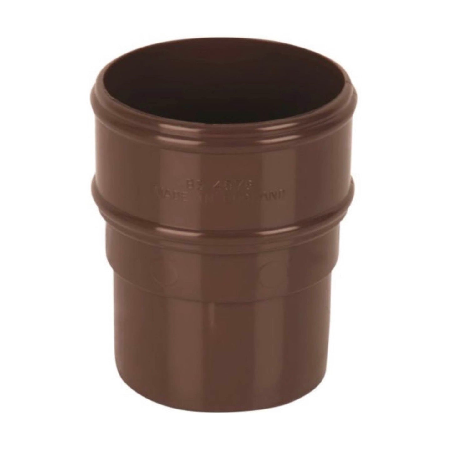 Brown Round Downpipe Socket - Transtools Online