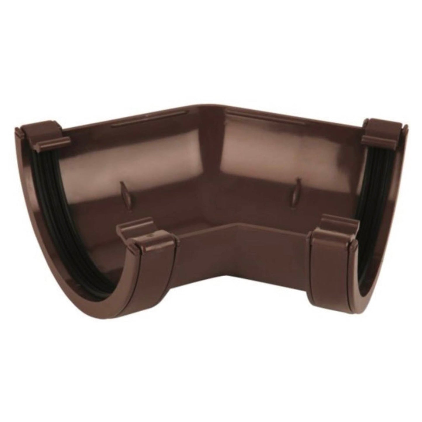 Brown Round Gutter 135 Degree Bend - Transtools Online