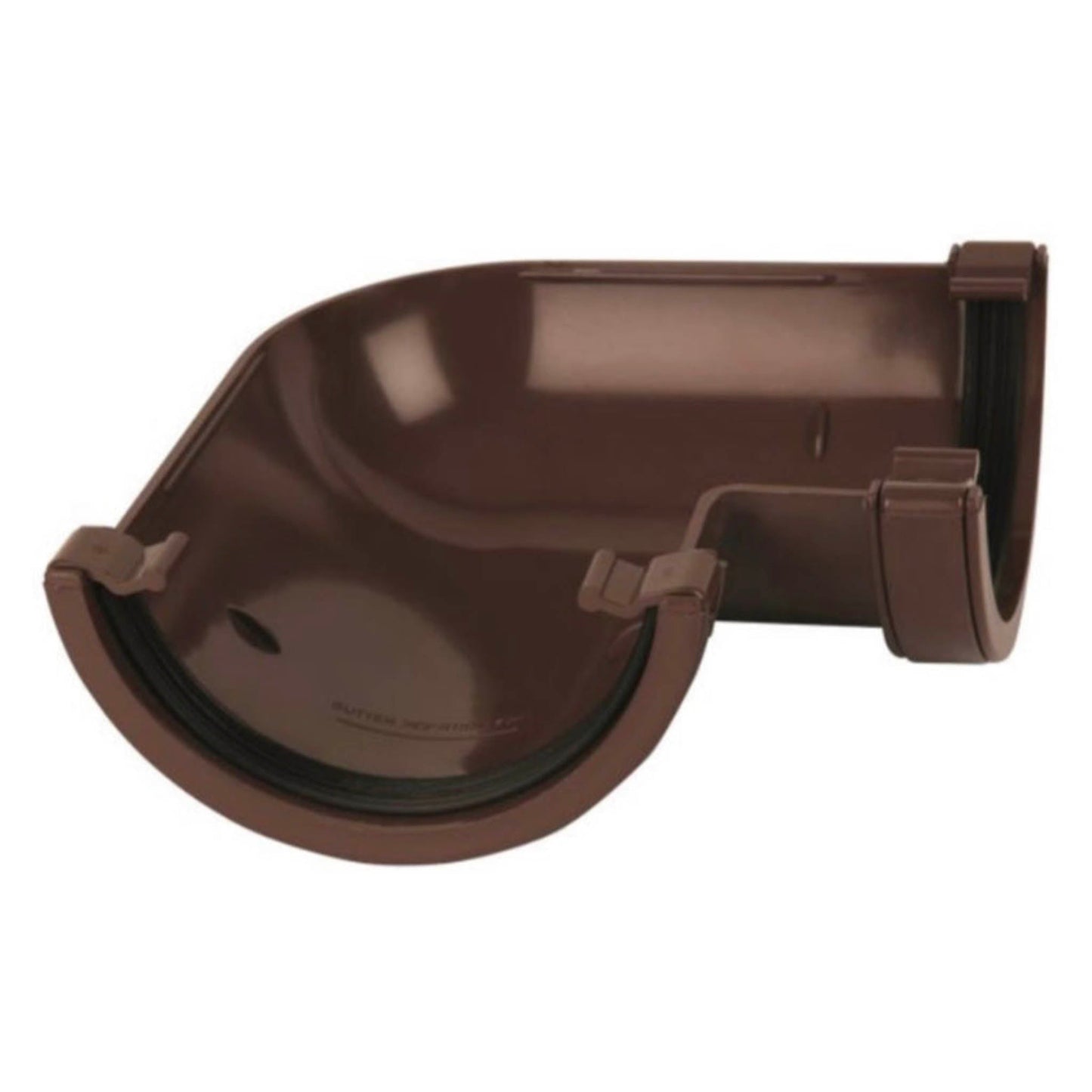 Brown Round Gutter 90 Degree Bend - Transtools Online