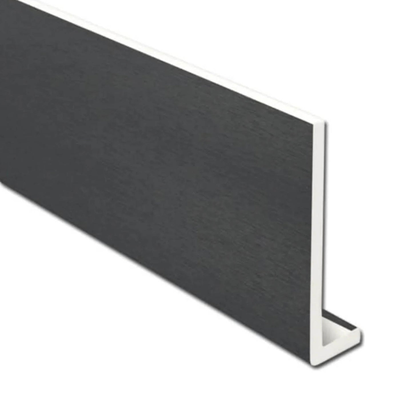 Capping Board Over Fascia Anthracite Grey Woodgrain 400mm x 10mm - 1 Metre - Transtools Online