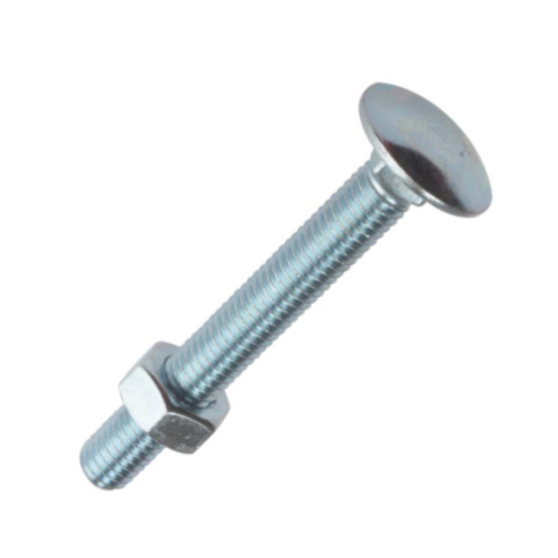 Carriage Bolt And Nut M8 x 100mm - 10 Pack - Transtools Online