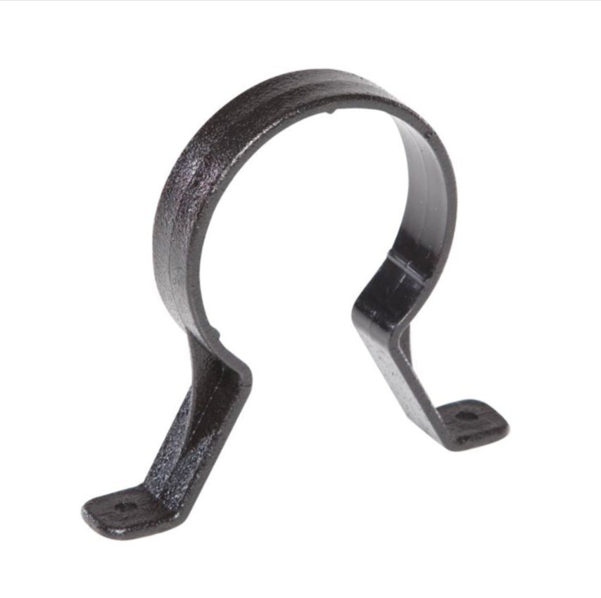CAST IRON EFFECT DOWNPIPE ROUND CLIP - Transtools Online